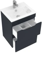 Мебель для ванной комнаты Aquanet Практика 50 2 ящика, маренго