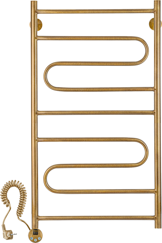 Полотенцесушитель электрический Secado Валенсия 2 105x55 см, подключение слева, бронза, лесенка, латунь