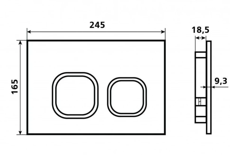 Комплект Унитаз подвесной Esbano Aster ESUPASTEBM матовый черный + Инсталляция Fram + Кнопка ESINLPS10GW