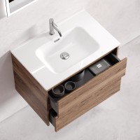 Мебель для ванной комнаты Sancos Libra 70 дуб чарльстон, раковина белая