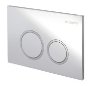 Комплект 3 в 1 Унитаз подвесной Esbano Azalea ESUPAZALGM + Инсталляция Fram + Кнопка ESINKRG11SC цвет глянцевый хром