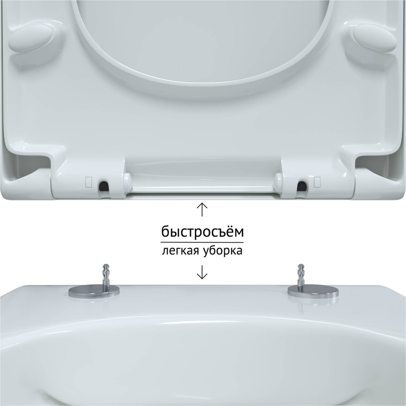 Унитаз подвесной Berges Ego XL Rimless 082124 с микролифтом