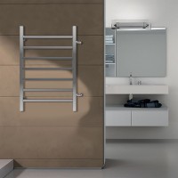 Полотенцесушитель Azario ANCONA 500/800 водяной 7 кв. пер. бок. подкл. (1"-1/2" Полированный)