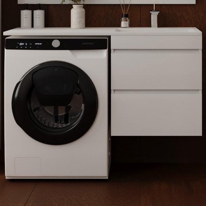 Мебель для ванной комнаты Style Line Даллас 115 R Люкс Plus подвесная, зеркало DIWO Дмитров