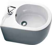 Биде напольное Kerasan Flo 312001 с креплениями