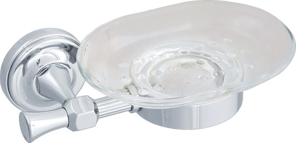 Мыльница Migliore Fortuna подвесная, стекло, хром