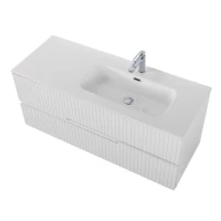 Мебель для ванной комнаты Cezares Duet 120 R bianco lucido, раковина белая CZR-8095-120-R