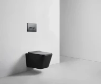 Унитаз подвесной BOND Cube F04-108 безободковый, с микролифтом, черный