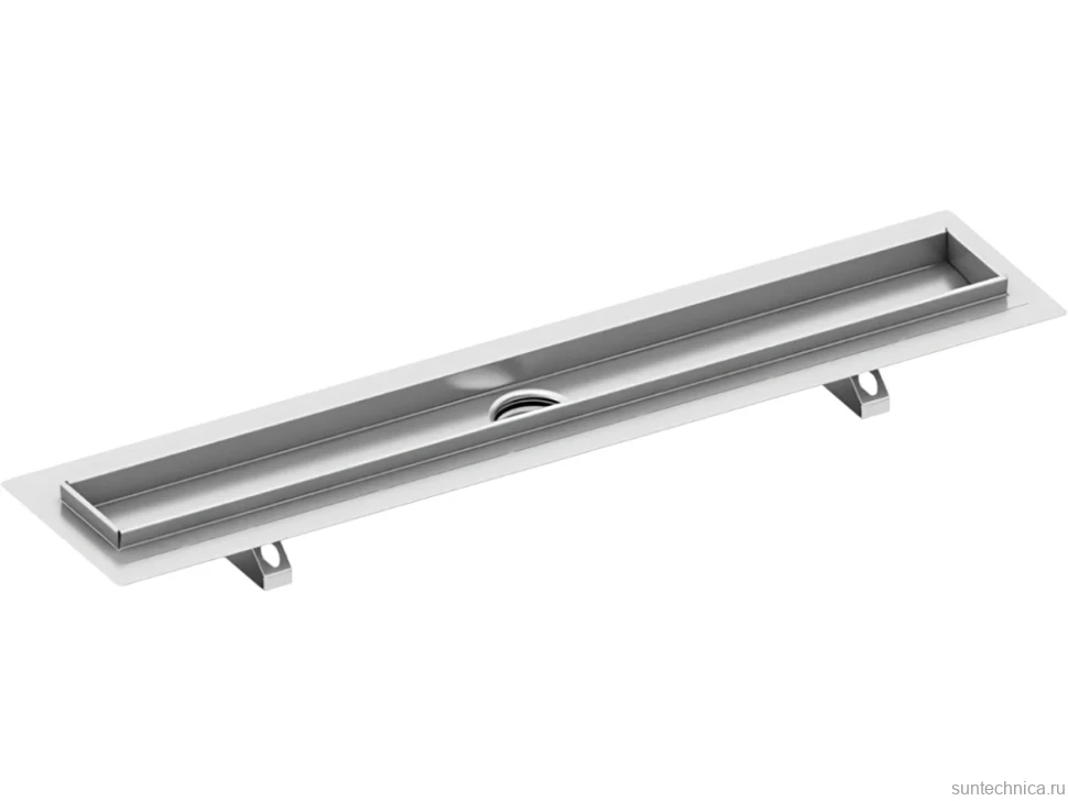 Душевой трап (лоток) TECE Drainline TECEdrainline 120 см с решеткой и сифоном