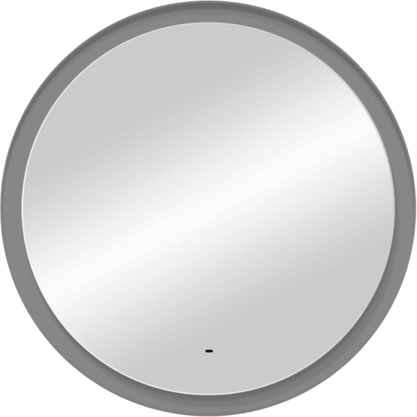 Зеркало круглое Art&Max Napoli AM-Nap-1000-DS-F-Grey 100х100 серое матовое, с LED-подсветкой, 6000k