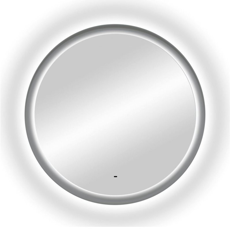Зеркало круглое Art&Max Napoli AM-Nap-1000-DS-F-Grey 100х100 серое матовое, с LED-подсветкой, 6000k