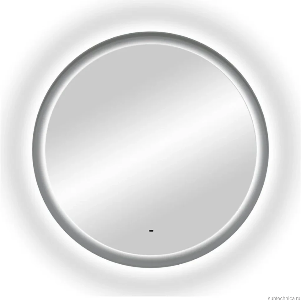 Зеркало круглое Art&Max Napoli AM-Nap-1000-DS-F-Grey 100х100 серое матовое, с LED-подсветкой, 6000k