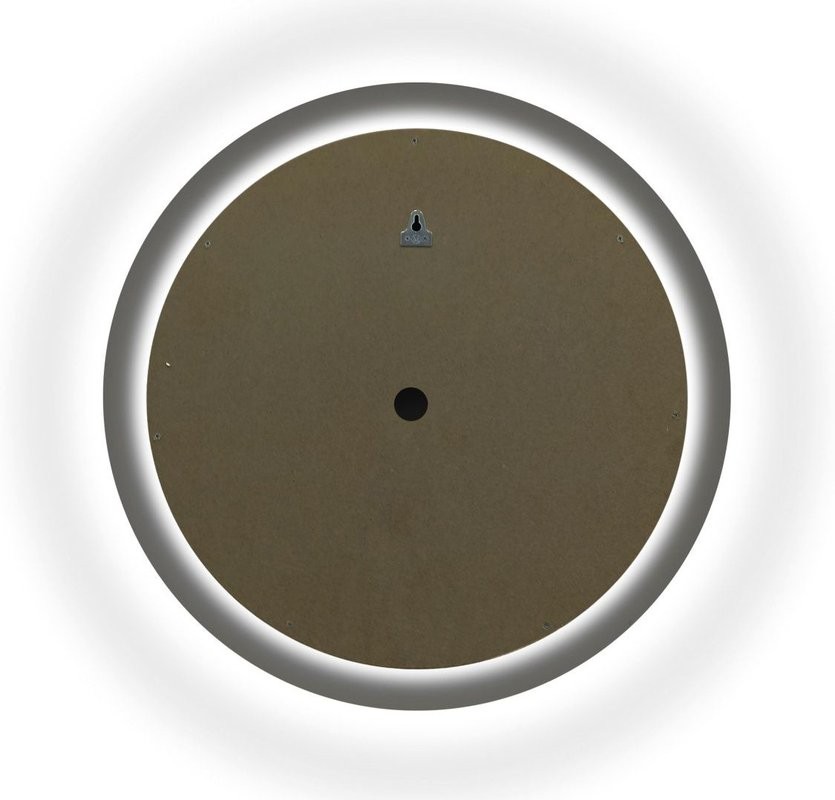 Зеркало круглое Art&Max Napoli AM-Nap-1000-DS-F-Grey 100х100 серое матовое, с LED-подсветкой, 6000k