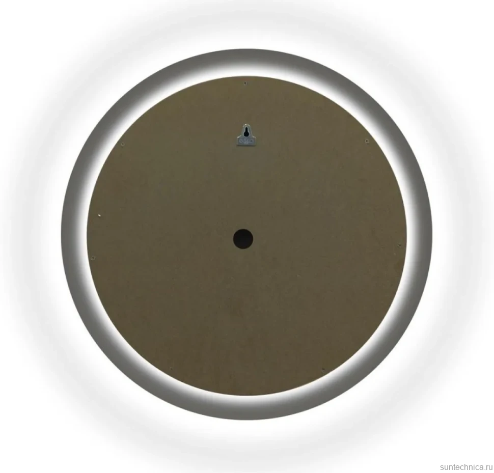 Зеркало круглое Art&Max Napoli AM-Nap-1000-DS-F-Grey 100х100 серое матовое, с LED-подсветкой, 6000k