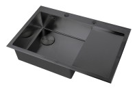 Кухонная мойка ZorG LUX 7851-L GRAFIT