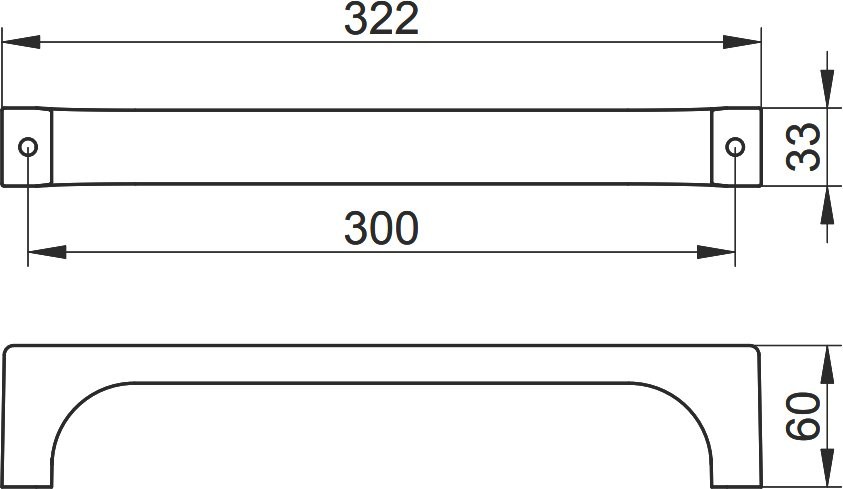 Поручень Keuco Edition 11 107030000 бронза шлифованная