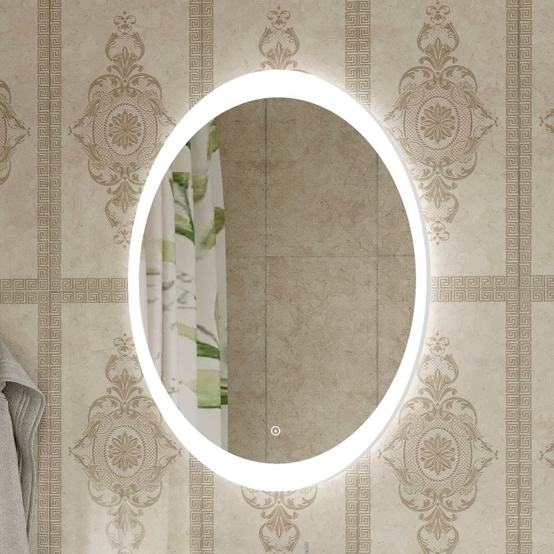 Мебель для ванной комнаты VitrA Valarte 65 матовая белая с зеркалом DIWO Ярославль 57 с подсветкой
