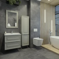 Мебель для ванной комнаты Caprigo Ponza 70 серая