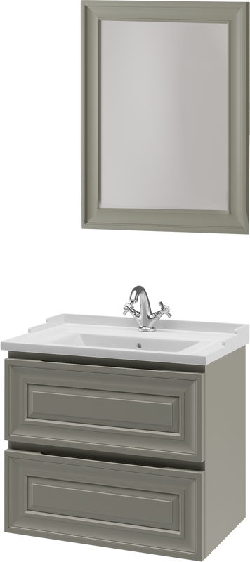 Мебель для ванной комнаты Caprigo Ponza 70 серая