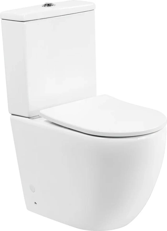 Унитаз-компакт напольный BelBagno Amanda BB051CPR безободковый, крышка BB2031SC с микролифтом, бачок BB051T