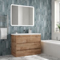 Мебель для ванной комнаты Art&Max Family-M 100, напольная, Harbor Golden