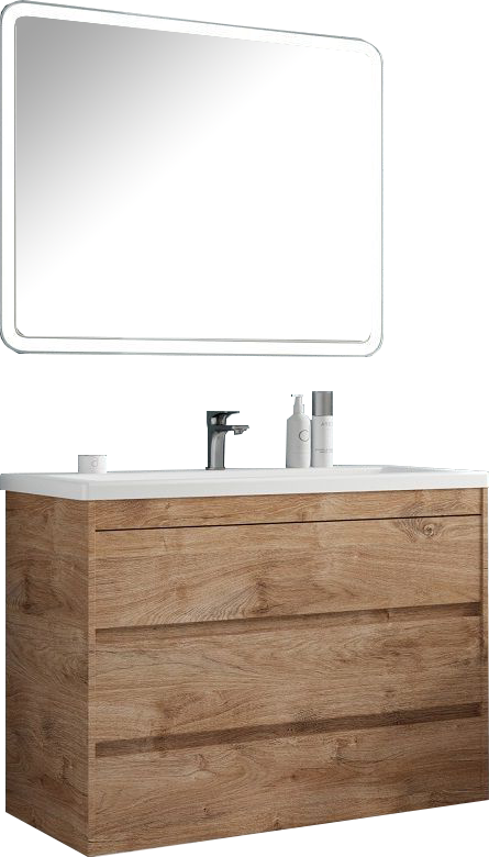 Мебель для ванной комнаты Art&Max Family-M 100, напольная, Harbor Golden