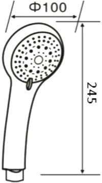 Душевая лейка Orange O-Shower OS02