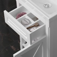 Мебель для ванной комнаты Opadiris Палермо 50 R белая матовая