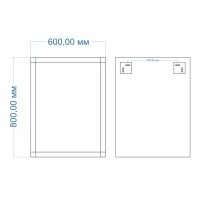Зеркало MIXLINE "Стронг" 600*800 (ШВ) гравировка Зеркало MIXLINE "Стронг" 600*800 (ШВ) гравировка