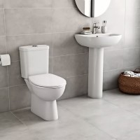 Унитаз-компакт напольный Grohe Bau Ceramic 39349000 безободковый, бачок 39436000