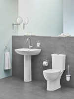 Унитаз-компакт напольный Grohe Bau Ceramic 39349000 безободковый, бачок 39436000