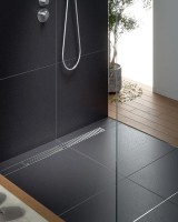 Душевой трап (лоток) Timo Drain Systems DS230107/01 700 вставка lines, сатин