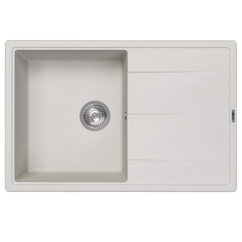 Мойка кухонная Abber Quarz AQ2904W матовая белая