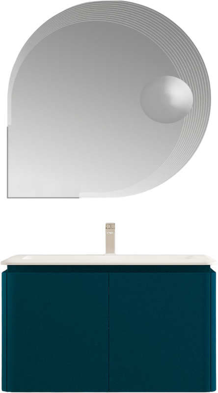 Мебель для ванной комнаты Cezares Stylus 94, blu petrolio