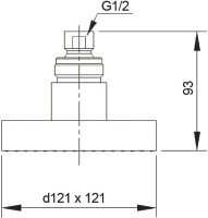 Верхний душ Raiber RFD-23
