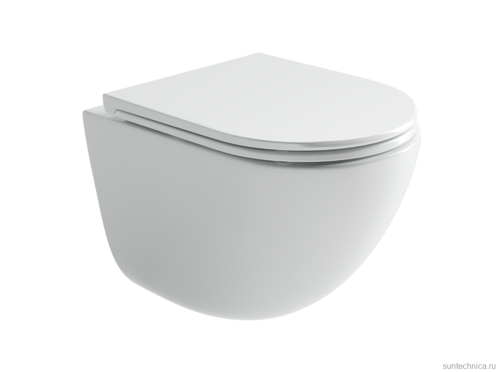 Унитаз подвесной Ceramicanova Vogue CN4008T безободковый