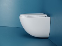 Унитаз подвесной Ceramicanova Vogue CN4008T безободковый