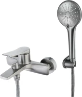 Смеситель для ванны с душем Lemark Bronx LM3714GM графит