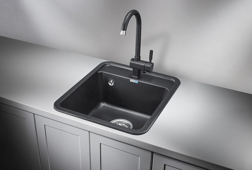 Мойка кухонная Granula Standart 4202, черный