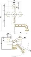 Душевая стойка Bronze de Luxe Windsor 10120PF