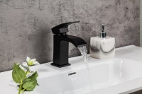 Смеситель для раковины Gappo G07-6 G1007-6 черный Смеситель для раковины Gappo G07-6 G1007-6 черный