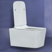 Комплект Унитаз подвесной Berges Floe + Инсталляция Novum L5 с черной кнопкой смыва Soft Touch