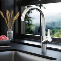 Смеситель для кухни Damixa Eclipse 310720400 никель Смеситель для кухни Damixa Eclipse 310720400 никель