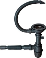Комплект Мойка Mixline 548569 черный графит + Смеситель Lemark Comfort LM3070C с гибким изливом, хром, черный