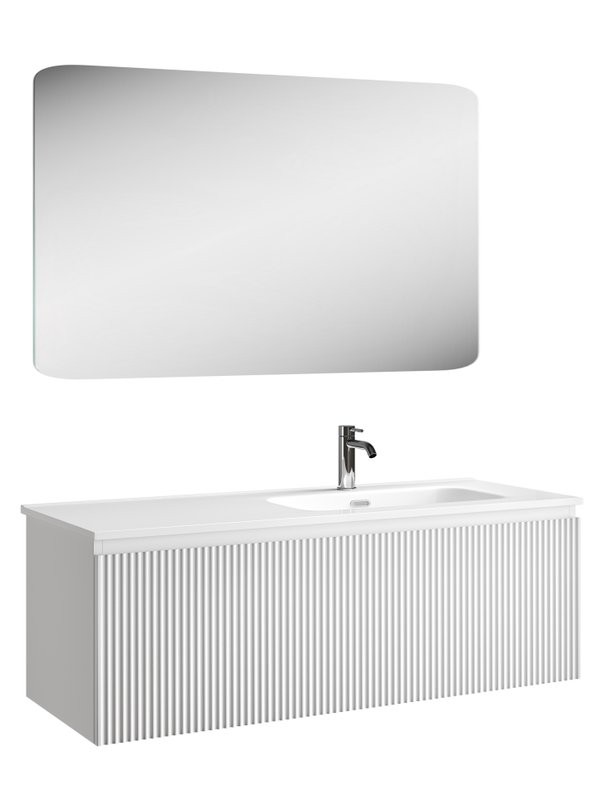 Мебель для ванной комнаты Sancos Snob R 1.0 120, R bianco