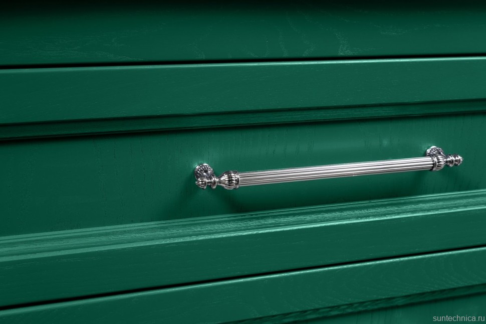 Мебель для ванной комнаты ValenHouse Эстетика 105 АС 100, зеленая, подвесная, ручки хром, раковина Модерн