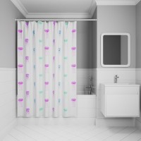 Штора для ванной IDDIS Base BO03P18i11 180х200, белая