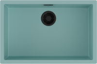 Комплект Мойка Omoikiri Yamakawa 75-U/I-AZ azur blue + Измельчитель Nagare slim 500
