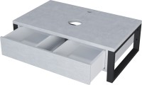 Тумба с раковиной 1MarKa Grunge Loft 90 бетон светлый