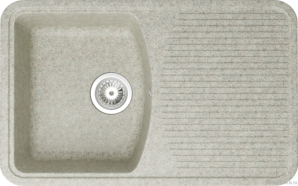 Мойка кухонная Domaci Парма 76-47-210 светло-серая